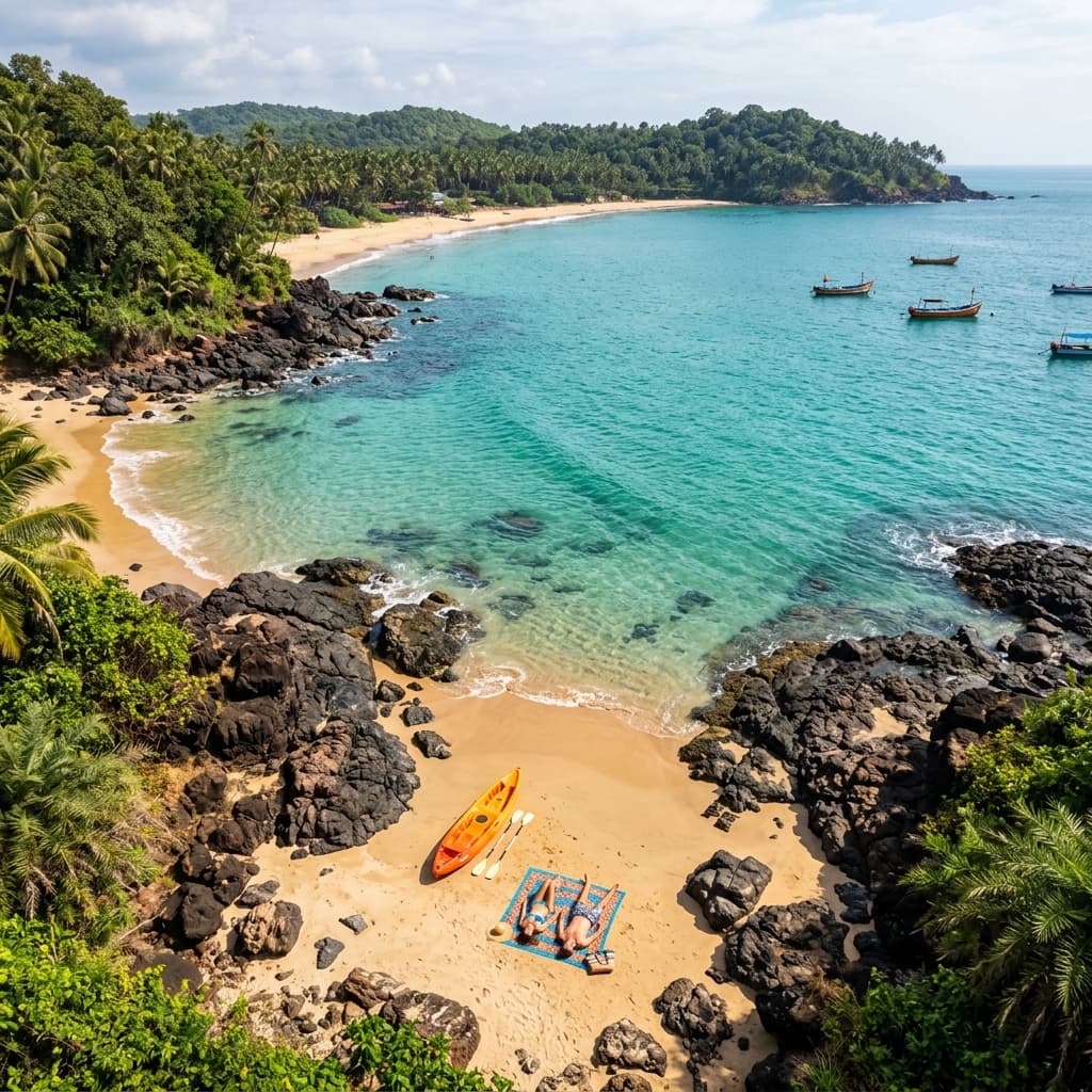 Sandy Beach in Goa